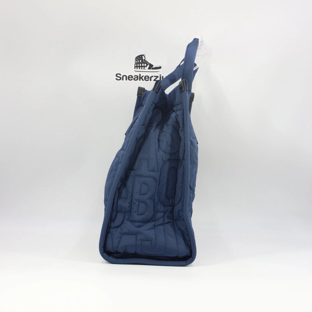 Marc Jacobs Workwear Monogram Dark Blue Nylon Zip Tote Bag Brand New - Picture 2 of 5